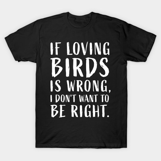 Funny Bird Lovers Joke Feather Funny Vintage Birds Theme T-Shirt by sports_hobbies_apparel